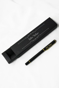 Kişiye Özel İsimli Metal Roller Kalem - İsme Özel Hediyelik Kalem - Kutulu