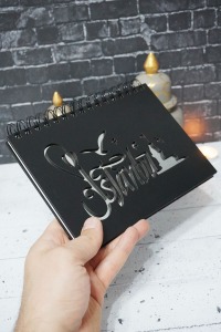 İstanbul Ahşap Plan Defteri - Ajanda - Haftalık Planlayıcı (AHŞAP RENGİ SİYAH) A5