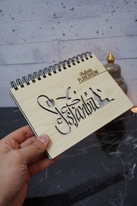 İstanbul Ahşap Plan Defteri - Tarihsiz Ajanda - Haftalık Planlayıcı (SÜRESİZ PLANLAMA DEFTERİ) A5