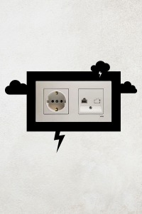 Şimşek Tasarım 2li Priz Çerçevesi (İç Ölçü 15,5x8,4 cm) 2li Dekoratif Priz Çerçeve